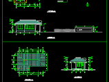 某办公楼门卫CAD建筑设计施工图图片1