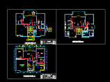 别墅燃气空调设计及管道cad施工方案图图片1
