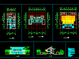 新农村住宅楼全套建筑cad设计方案图纸图片1