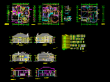 钢结构别墅施工设计CAD建筑详图图片1