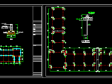 病房楼与影像楼间的钢构连廊结构施工图图片1