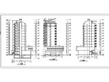 某框架结构小高层住宅楼建筑设计cad全套施工图图片1