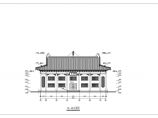 某寺庙天王殿建筑施工CAD布置图图片1