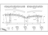 某大型会展中心DE区桁架结构图纸图片1