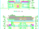 一套平立剖完整的欧式别墅CAD图纸图片1