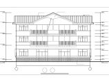 某小区三层双拼别墅建筑设计图图片1