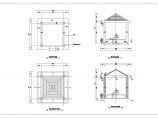 大型景观亭建筑CAD平面布置参考图图片1