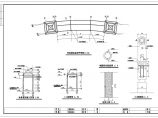 休息廊架和园路建筑规划CAD平面参考图图片1