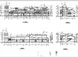 某地区欧式商铺建筑设计CAD施工图图片1