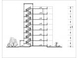 跃层式住宅楼建筑户型平面图图片1