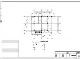 [广东]单层框架结构门卫室结构施工图图片1