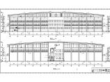 六合区体育馆建筑设计CAD施工图图片1