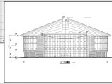 某地三层体育馆建筑设计CAD施工图图片1