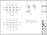 滨水廊架结构设计cad施工图（含弧形）图片1