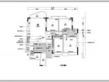 某市三室住宅大户型室内装修cad设计施工图图片1