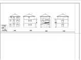 某地三层住宅建筑设计cad图（含效果图）图片1