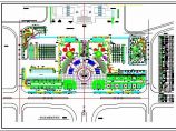 某地火车站广场绿化建筑设计总图图片1