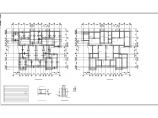 剪力墙结构住宅楼结构施工图（26层塔楼桩基础）图片1