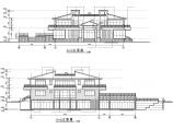 某地区休闲别墅建筑结构CAD平面布置参考图图片1