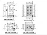 一简约办公室装修结构CAD规划图图片1