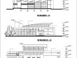 某地中学食堂建筑设计图（共4张）图片1