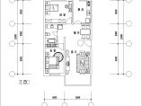 长沙市某小区多层住宅户型设计CAD布置图图片1