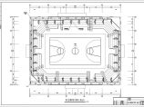 长春市某篮球馆空调施工剖面CAD参考图图片1