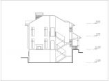 某坡地别墅建筑设计施工图（带效果图）图片1