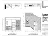 某小区经典美式二层联排别墅CAD布置图图片1
