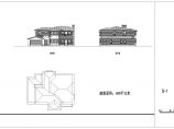 408平方米二层南入户别墅方案图（18.3x14.1米）图片1