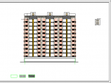 十一层板式住宅楼建筑扩初图（底层为车库）图片1