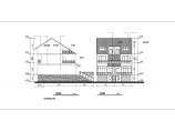 比较简单的别墅建筑CAD平面布置参考图图片1
