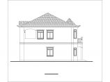 某地325㎡二层砖混结构小别墅建筑cad图（高7米）图片1