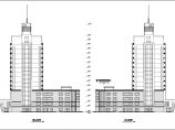 某框架结构结构十四层五星级酒店建筑方案设计图图片1