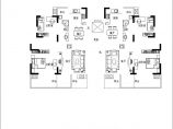 [方案]某多层、小高层板式住宅户型图（南梯、85平方米、中等户型）图片1