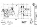 四层砖混结构别墅结构施工图（筏形基础）图片1