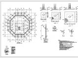 三层带地下室框架仿古建筑结构施工图（7度抗震）图片1