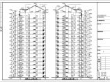 [温州]某拆迁安置项目4#十六层塔式住宅楼建筑施工图（一梯三户、顶层复式）图片1