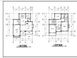 某二层砖混结构小型别墅建筑CAD图（高10米）图片1