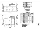 洪智村文化用房建筑施工图（建筑面积2154.45平方米 地上2层 框架结构）图片1
