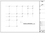 L形坡屋面桩基础三层框架结构食堂结构施工图图片1