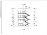 四层框架结构中学办公楼毕业设计全套图纸（含建筑图、结构图、计算书）图片1