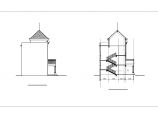 江苏某三层框架结构学校教学楼设计方案图纸图片1