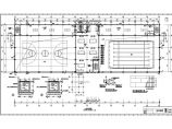 某三层框架结构体育馆建筑施工图（高15.8米）图片1