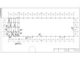 上海某24米跨混凝土柱钢梁单层厂房结构图（框架结构）图片1