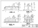 [呼图壁]某165.85平方米一层砖混结构清真寺建筑扩初图（11米）图片1