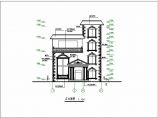 四层砖混结构别墅建筑全套施工图（主体三层，共37张图）图片1