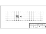 某2400平方米24米跨管桁架厂房建筑结构设计图（独立柱基础）图片1