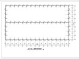 某双连跨24m单层钢结构厂房结构设计图（混凝土基础,独立基础）图片1