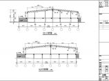 某二层大型钢结构汽车库结构设计图图片1